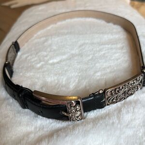 Lake Shore Drive 1990s Vintage Leather Belt